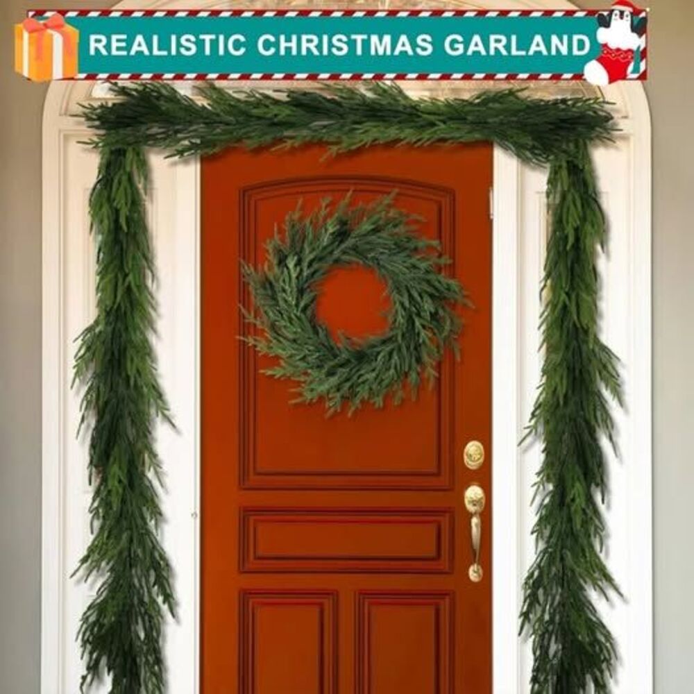 2 Real Touch Cedar Garlands NEW